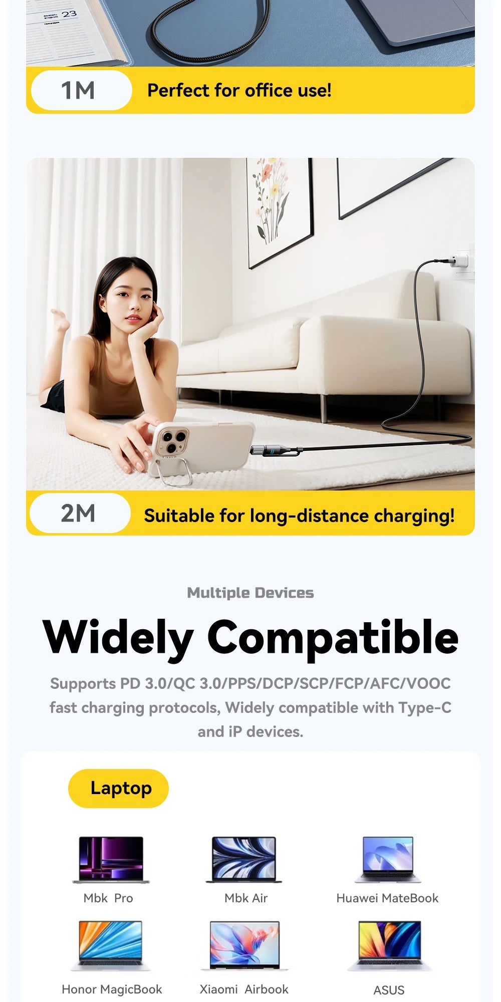 Essager 4 In 1 Digital Display USB Cable Type C 100W PD Fast Charging Wire For iPhone Macbook iPad Xiaomi Type C Lighting Cable