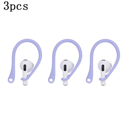 1/3/5/6Pairs Silicone Ear Hooks for Apple AirPods Pro Accessories Anti-fall Bluetooth Earphone Holder for AirPods 3 Earhooks