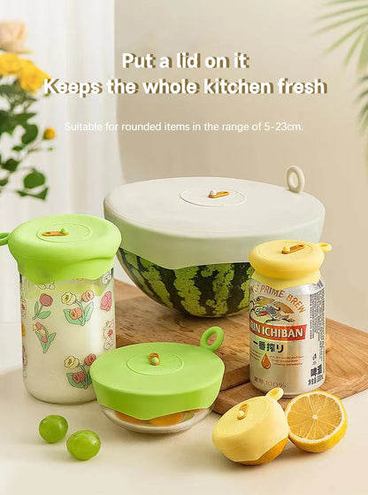 Silicone Kitchen Utensils Fresh-keeping Stretch Universal Bowl Cover Refrigerator Microwave Oven Sealed