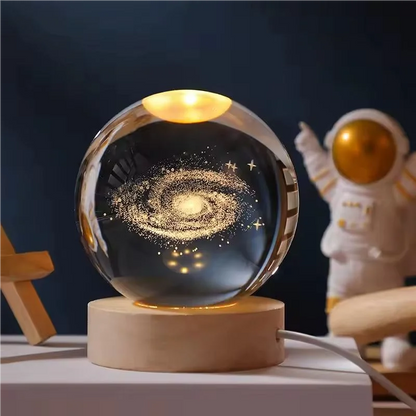 System Galaxy Table Lamp Glowing Moon Sphere For Bedroom Decoration Gift