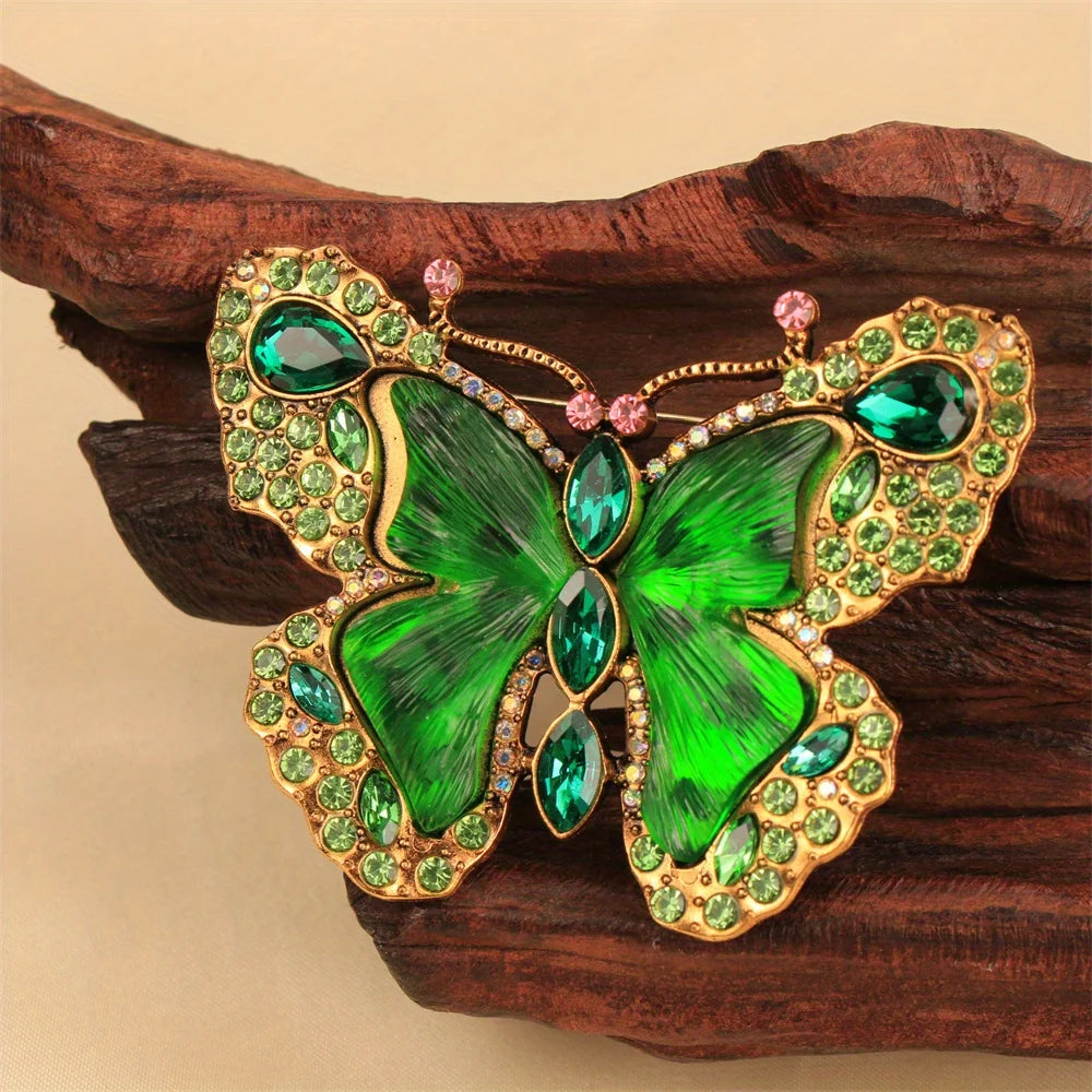 Baroque Luxury Beautiful Butterfly Design Men's Women's Brooch Pins，Jewelry Accessories, Wedding Holiday PartyCoupleSurpriseGift