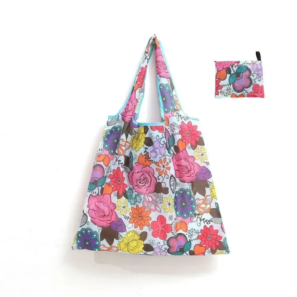 Multiple Styles Large Capacity Folding Shopping Bag Lightweight Washable Recycle Tote Bag Eco-Friendly Portable Storage Bag