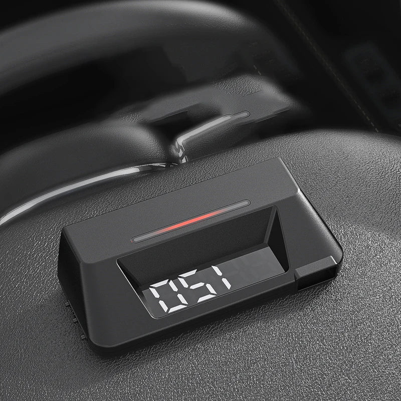 Dual Screen Car Speedometer Digital HUD ODB Driving Speedometer Windshield Projector Voltage Head Up Display For Truck Vehicles