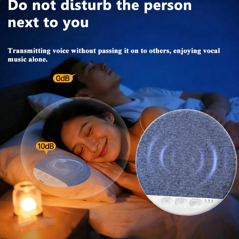 Lenovo Mini Sleeping Bluetooth Speaker Nature Sound White Noise Soundbar Wireless MP3 Music Player Thin Timed Shutdown Audio Pla