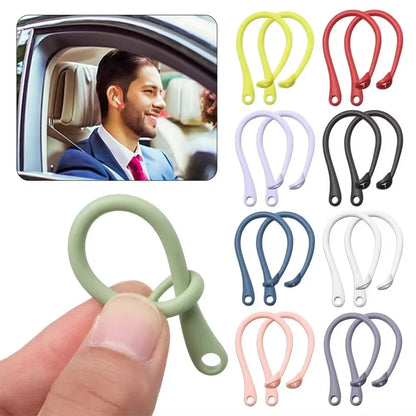 1/3/5/6Pairs Silicone Ear Hooks for Apple AirPods Pro Accessories Anti-fall Bluetooth Earphone Holder for AirPods 3 Earhooks