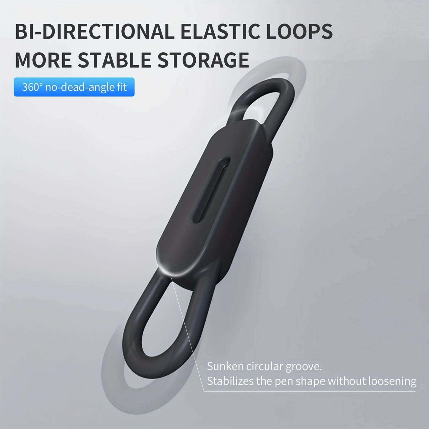 6 Colour Magnetic Pen Holder Office Whiteboard Adhesive Pencil Hooks Adjustable Silicone Magnet Marker Holders for Refrigerator