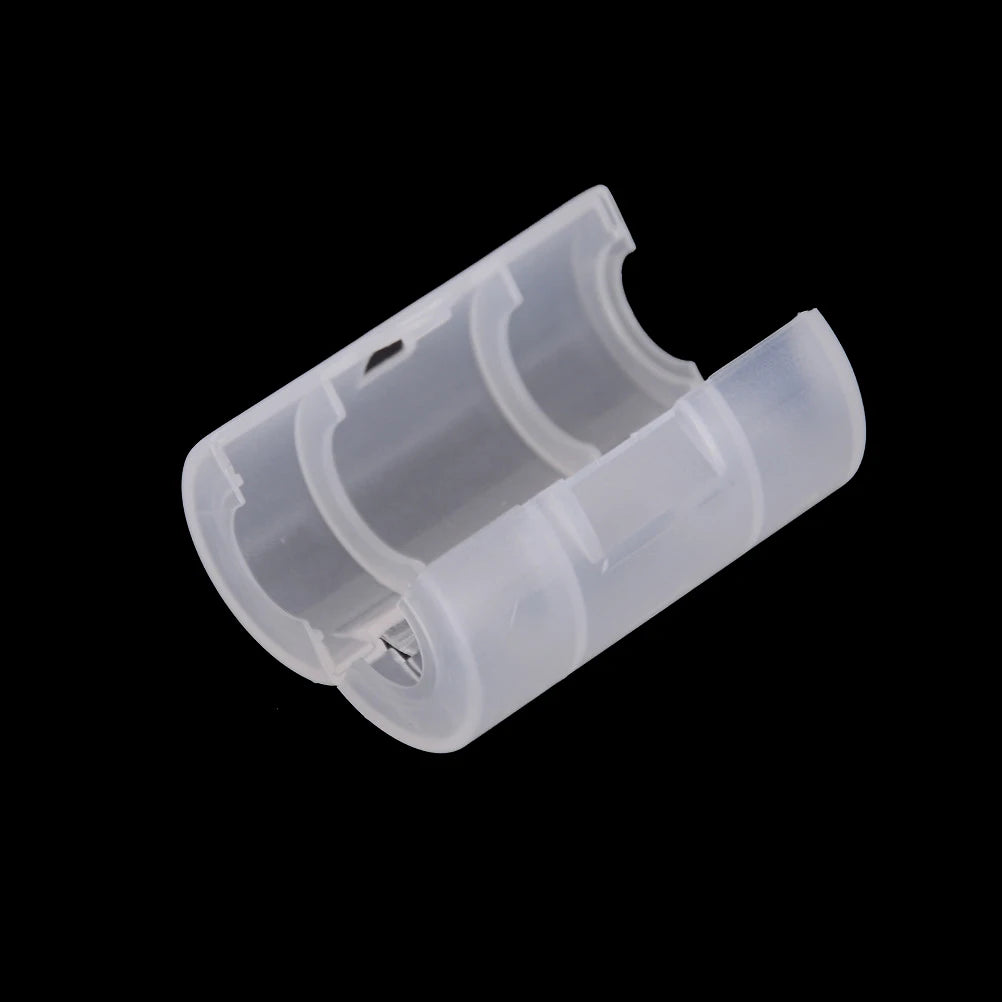 4Pcs/set AA Battery To Size C Cases Box Adapters Converter Holder Switcher