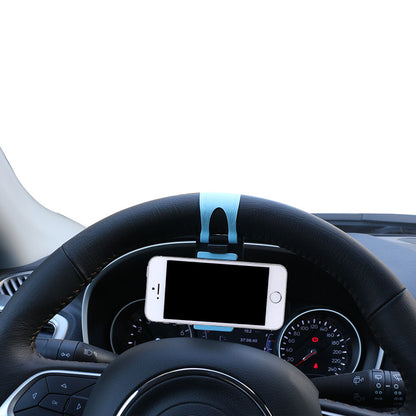 Universal Car Interior Steering Wheel Clip Phone Holder Mount for iPhone XiaoMi Samsung Mobile Phone GPS Car Accessories