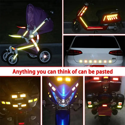 3M/1M Car Reflective Tape Auto Safety Warning Sticker Reflector Protective Tape Strip Film for Trucks Auto Motorcycle Stickers