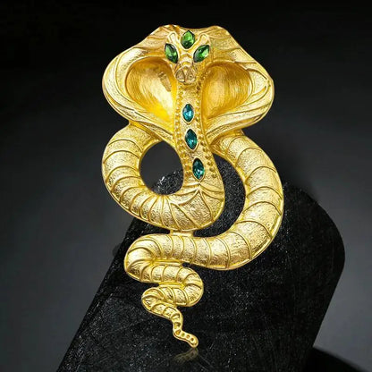 SKEDS Women Men Fashion Exquisite Colorful Rhinestone Snake Brooch Pin Elegant Lady Crystal Shining Animal Badges Corsages