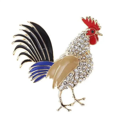Hotsale Beautiful Sapphire Blue Crystal Rhinestone Peacock Brooch Jewelry Pin Accessories Animal Brooch