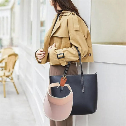 1Pcs PU Leather Hat Clip Hat Holder Hat Keep Clip Hands Free Storage Clip Buckle Outdoor Travel Hooks Handbag Accessories
