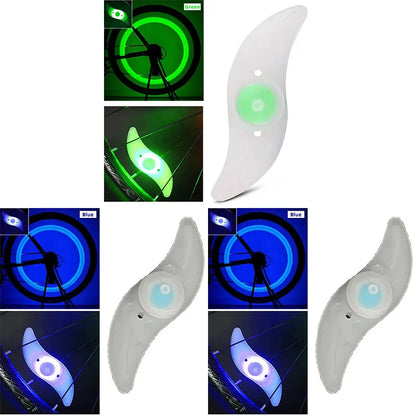 1-3PCS Bike Wheel Spoke Light Tire Lights 3 Mode LED Tyre Tire Flash Lamp Bike Safety Warning Easy to Install MTB  Accessories