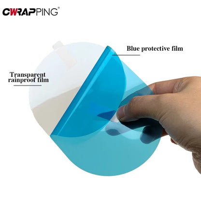4PCS Car Rainproof Film 2 Auto Rearview Mirror 2 Side Windows Rainproof Film Waterproof Anti-fog Car Stickers for Car Accessorie