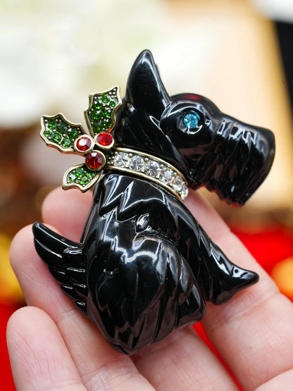 Classic Baroque Style Heavy Industry Crystal Castal Castle Carriage Brooch For Women Vintage Rhinesone Clock Pin Badges