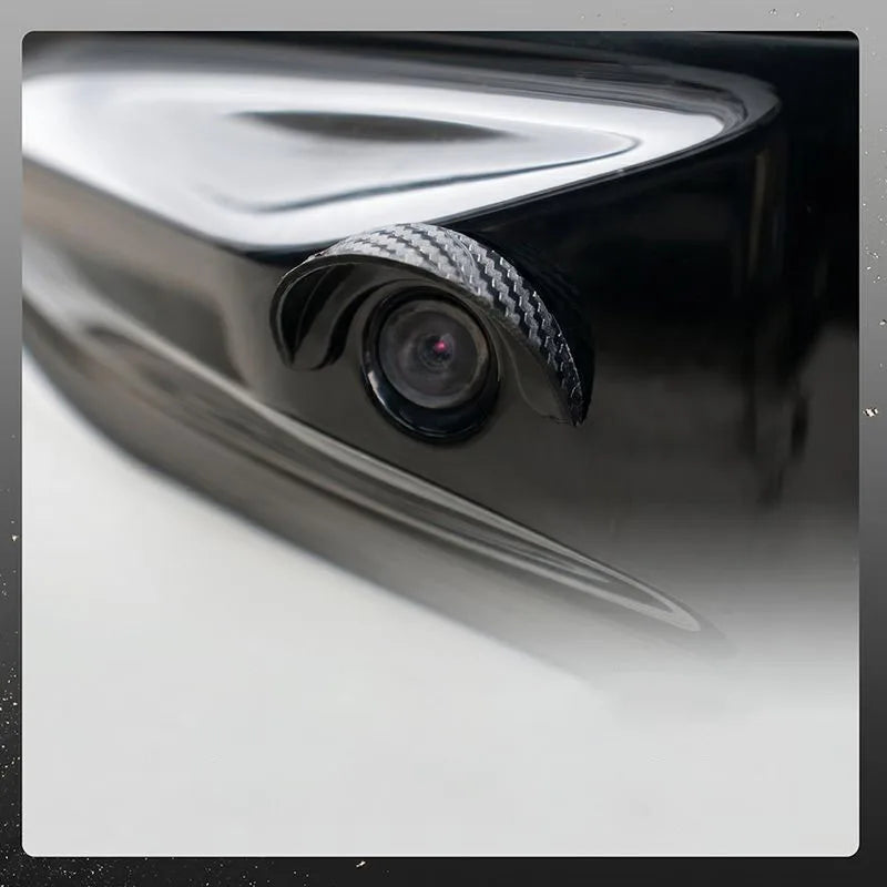 Car Rear View Camera Rain Visor Hood Waterproof Protective Cover Backup Camera Sun Shade Rain Shield Universal PVC Accessories