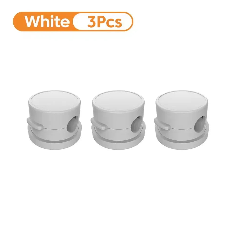 360° Rotatable Magnetic Cable Organizer Desk Cable Clip Cable Holder Wire Keeper Cord Charging Cable Management for Home Office