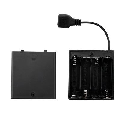 Portable Mini 3 4 x AA Battery Holder Storage Box Case USB Power Supply Battery Box For LED Strip Light 4.5V 6V Battery Holder