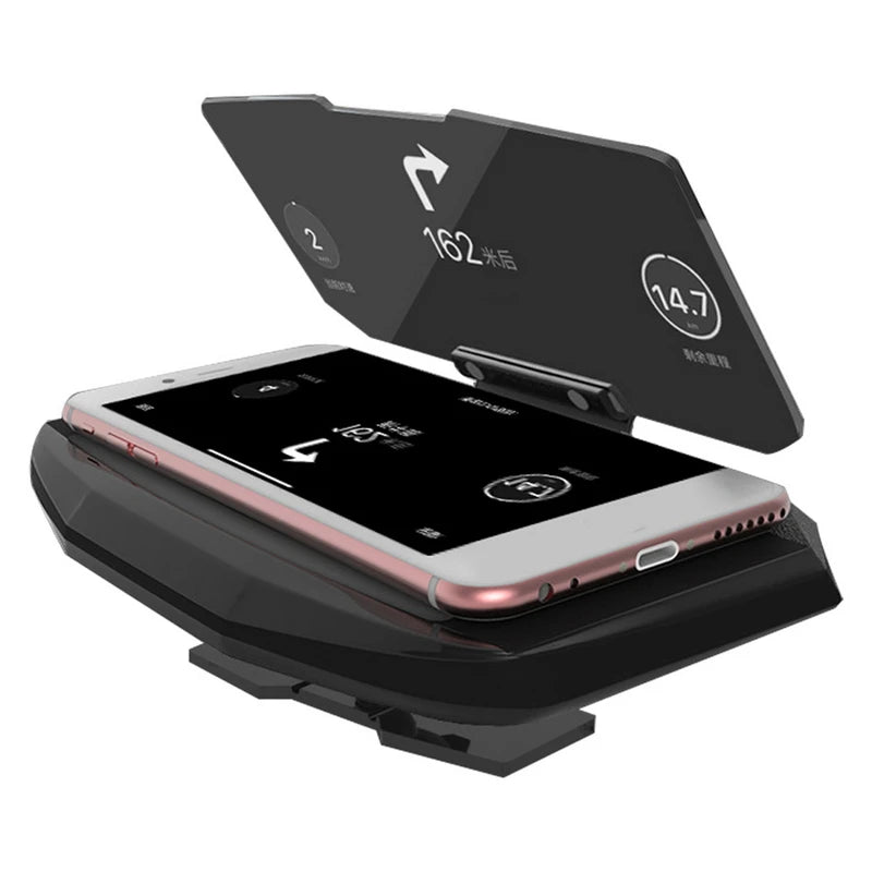 1PC Car HUD Head Up Navigation Display Phone Holder Mount GPS Projector