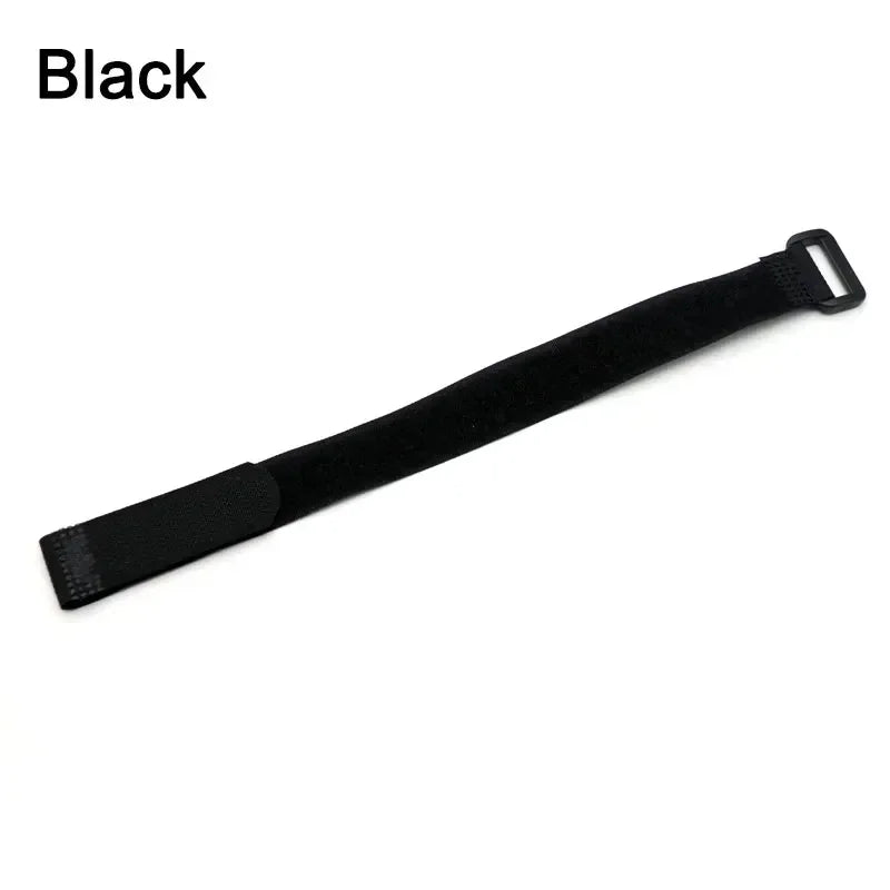 10/50pcs Cable Ties Reusable Self Adhesive Width 20mm Hook Loop Bundle Fastener Nylon Strap Reverse Buckle Line Wire Organizer