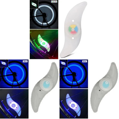 1-3PCS Bike Wheel Spoke Light Tire Lights 3 Mode LED Tyre Tire Flash Lamp Bike Safety Warning Easy to Install MTB  Accessories