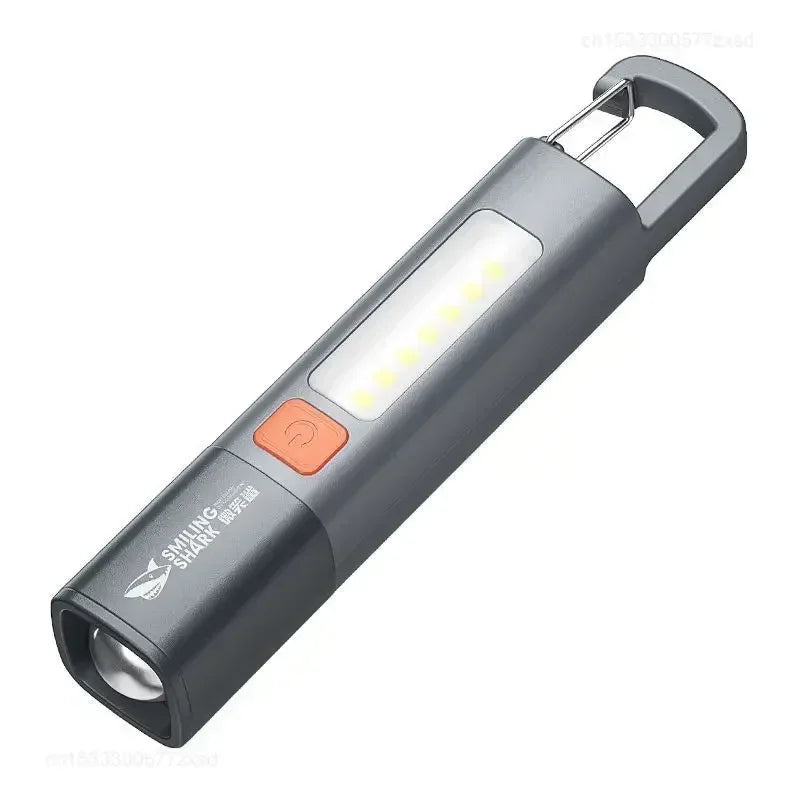 Mijia Outdoor Flashlight Portable Strong Lights Variable Focus with Floodlight Side Lights Long Range USB Rechargeable LED Lamp