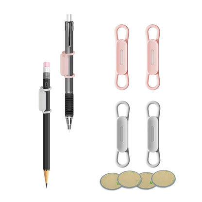 6 Colour Magnetic Pen Holder Office Whiteboard Adhesive Pencil Hooks Adjustable Silicone Magnet Marker Holders for Refrigerator
