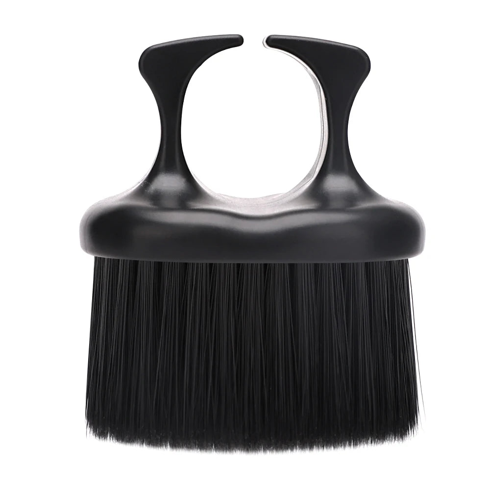 Ring Neck Duster Barber Remove Loose Hair Brush Hair Cutting Brush Soft Hair Cleaning Brush Hairdressing Tools