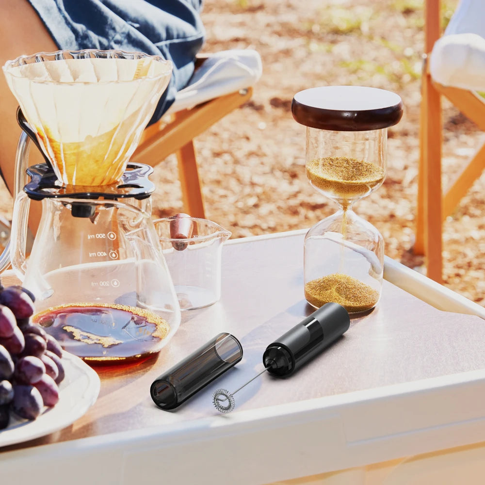 Kitchen Powerful Stirrer Milk Frother Handheld Foam Maker for Lattes,Whisk Drink Mixer for Coffee Electric Egg Beater