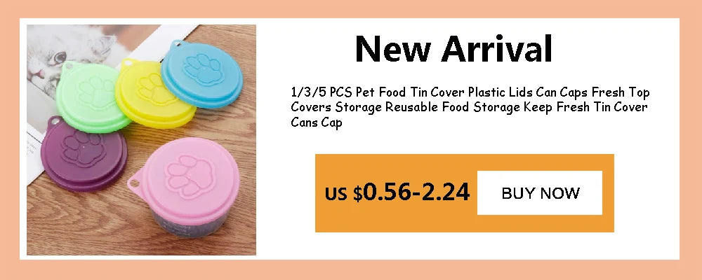 3 In 1 Reusable Food Storage Keep Fresh Tin Cover Cans Cap Pet Can Box Cover Silicone Can Lid Hot Kitchen Supply Mould Proof Hot