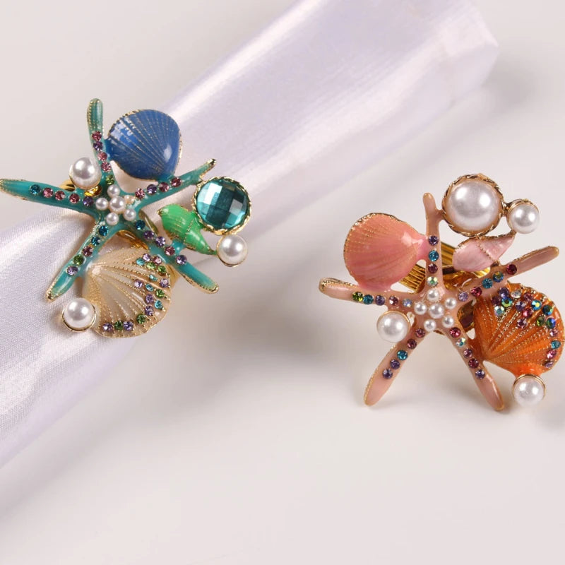 New Product Shell Animal Brooch and Starfish Pin Buckle