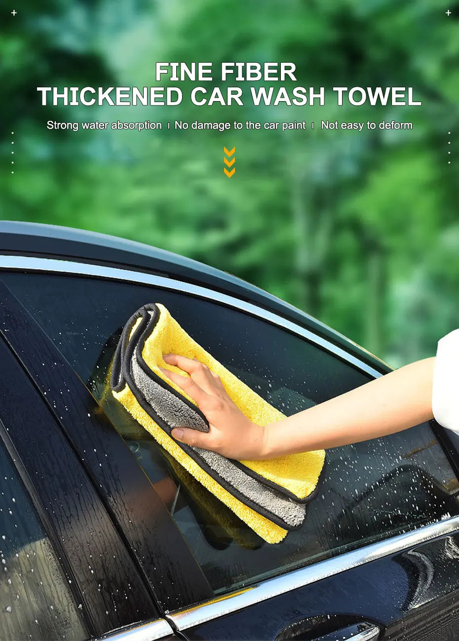 High-end Microfiber Towel Car Wash Towel Detailing Cleaning Cloth Car Wash Drying Towel Car Absorbent Cleaning Products