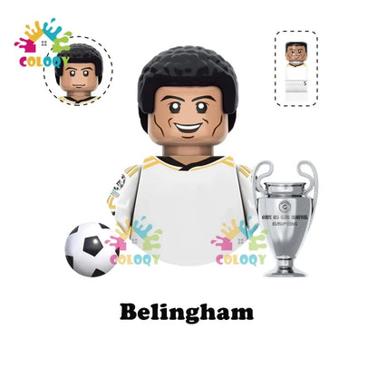 Kids Toys Football Stars Building Blocks Sport Player Mini Action Figures Toys For Boys Christmas Gifts