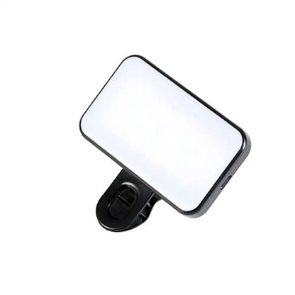 Pocket Selfie Light Mini LED Selfie Fill Light 3 Mode Adjustable Brightness Rechargeable Clip For iPhone Laptop Live Video Light