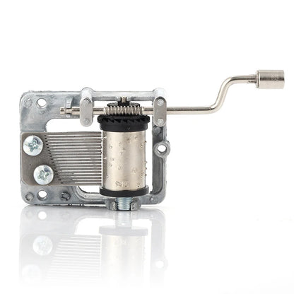 Hand-Cranked Music Box Movement Metal Rocker Mini Diy Gift Music Mechanical Decorative Collectibles For Girl Boy friend