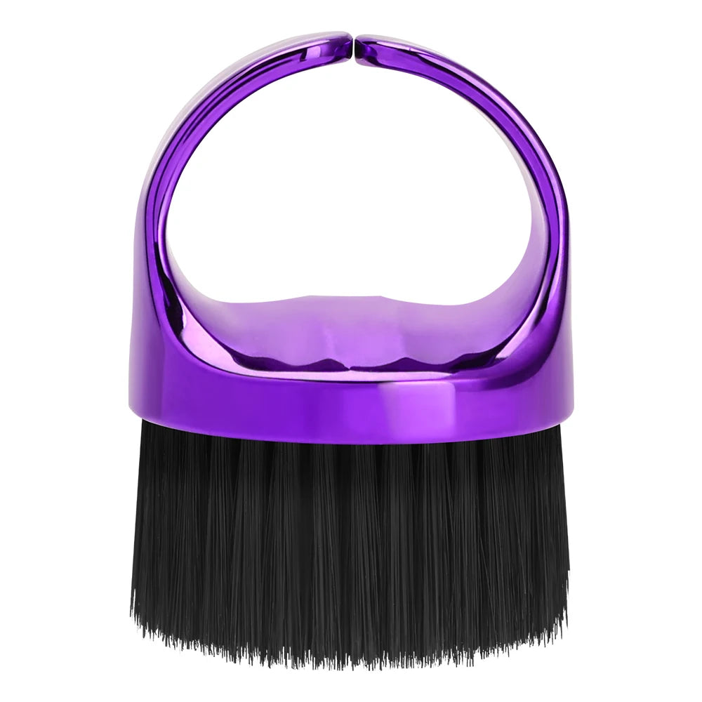 Ring Neck Duster Barber Remove Loose Hair Brush Hair Cutting Brush Soft Hair Cleaning Brush Hairdressing Tools