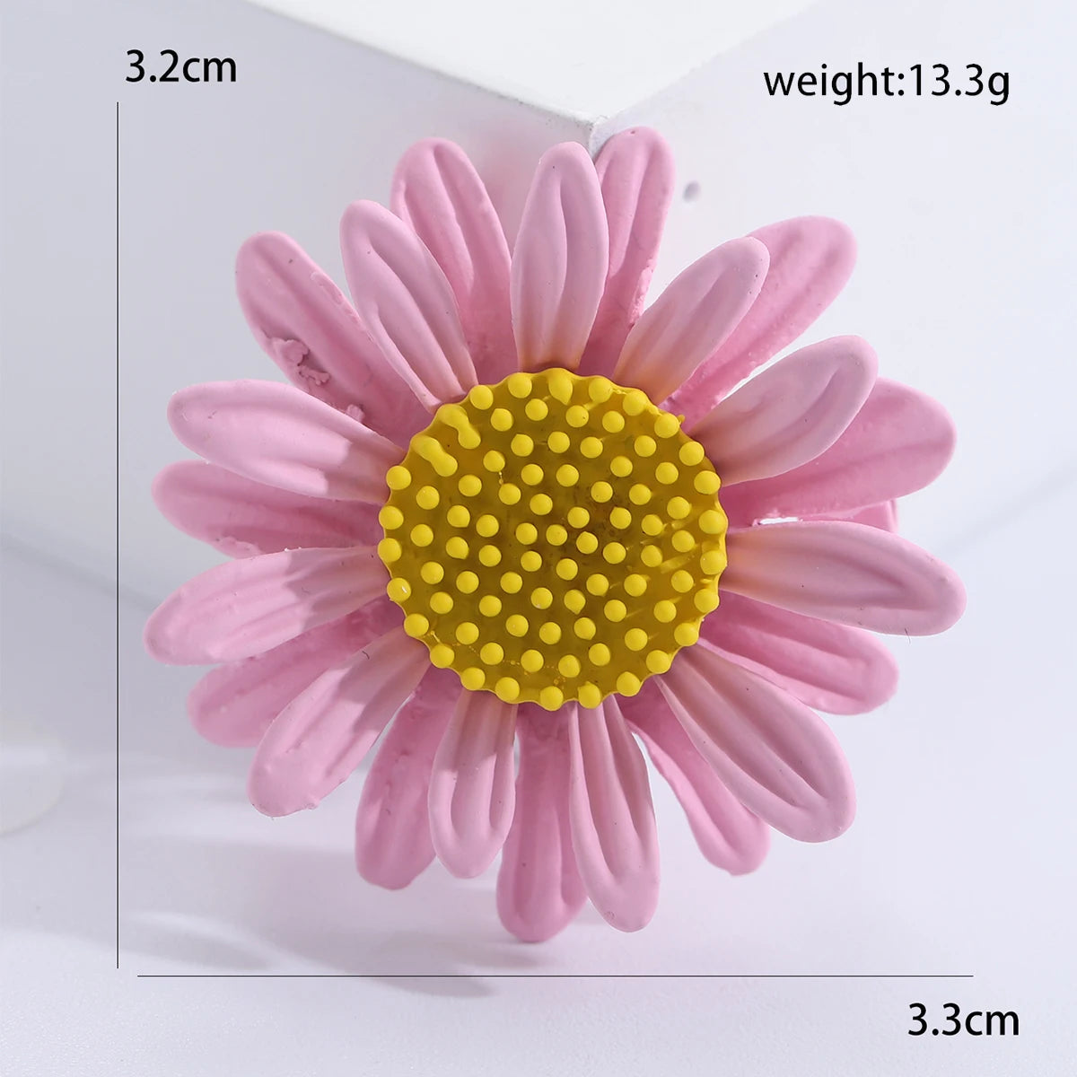 Enamel Sunflower Brooches for Women Unisex Pearl Flower Botanical Pins Banquet Party Backpack Gifts Jewelry Accessories
