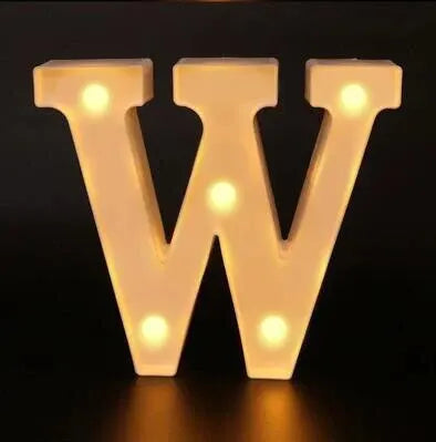 Ins Hot Sale 26 English Letter Led Light Design Lamp For Wedding Birthday Colorful Light Proposal Confession Surprise Night