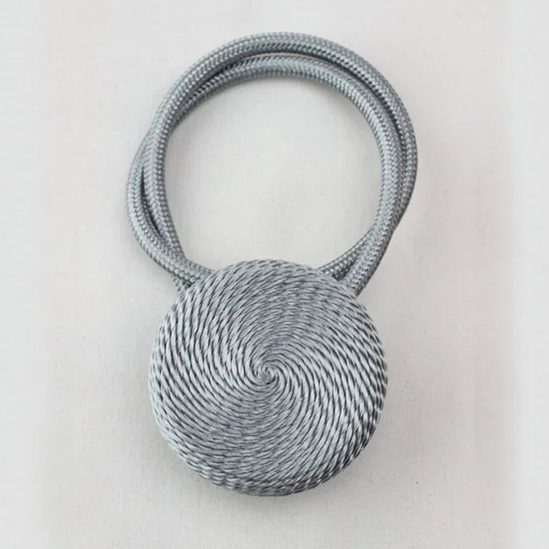 1pc Magnetic Curtain Tieback Clip Room Accessories Curtains Holder Buckles Rope Strap Home Decor