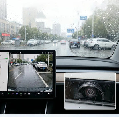 Car Rear View Camera Rain Visor Hood Waterproof Protective Cover Backup Camera Sun Shade Rain Shield Universal PVC Accessories