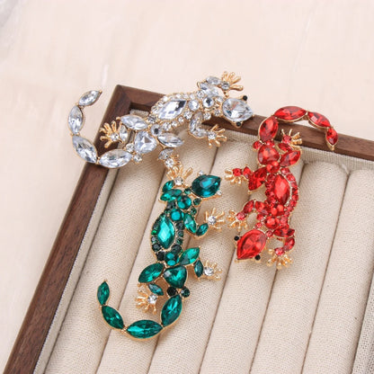 Baroque Luxury Lizard Animal Design Brooches for Men and Women, Jewelry, Fashion Accessories, Couple's Gifts, HolidayParty Gifts
