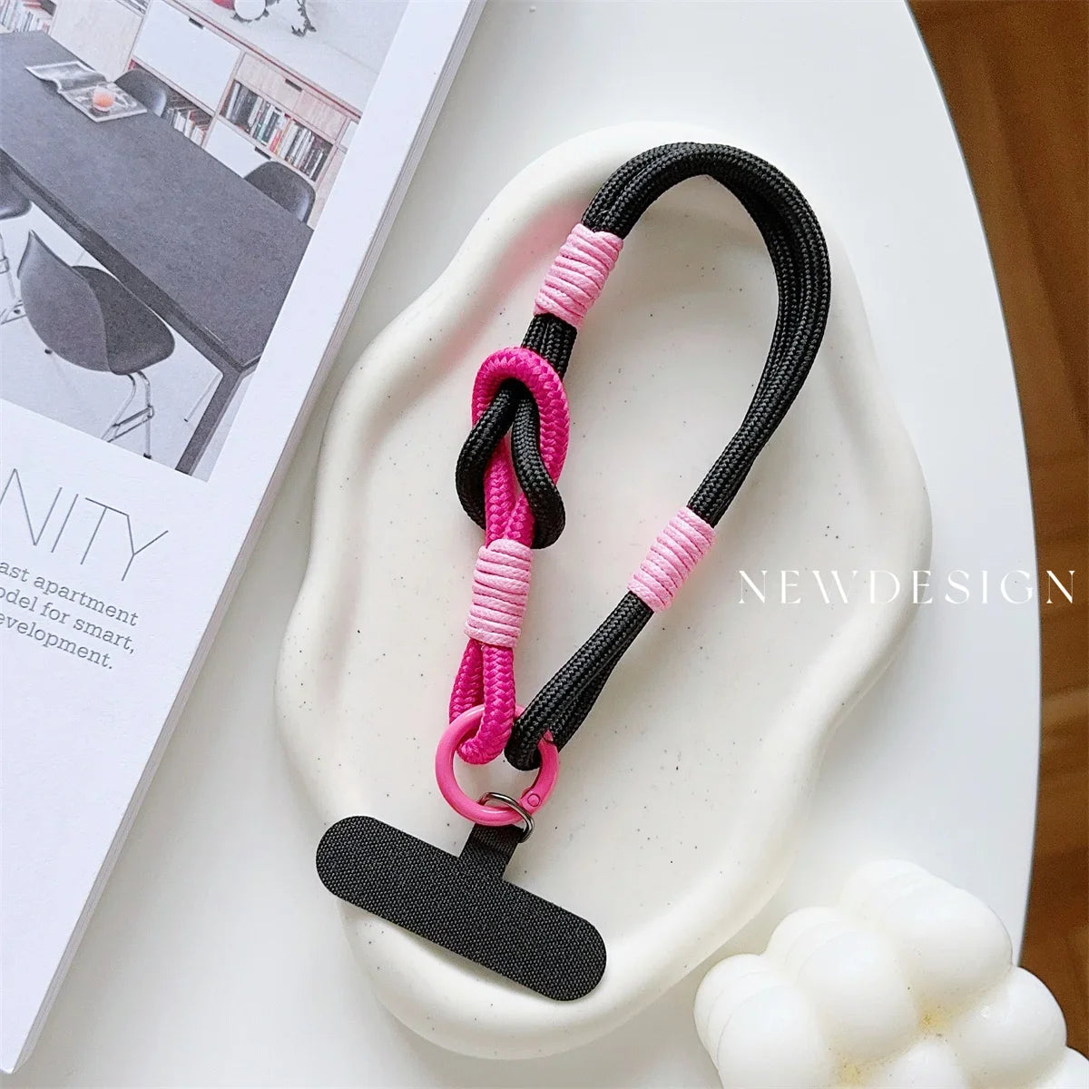 Phone Lanyard Wrist Strap + Case Connector - Universal Anti-Slip Anti-Fall Phone Case Accessory, Portable Pendant