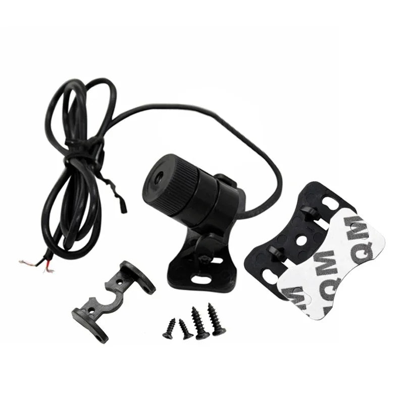 Car LED Laser Light Anti Fog Spotlights LED Anti Collision Taillight Warning Lights Fog Lights Warning Emergency Light Universal