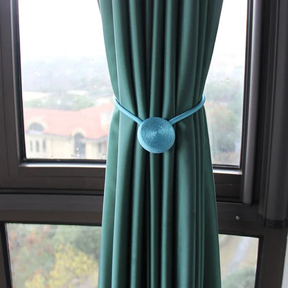 1pc Magnetic Curtain Tieback Clip Room Accessories Curtains Holder Buckles Rope Strap Home Decor
