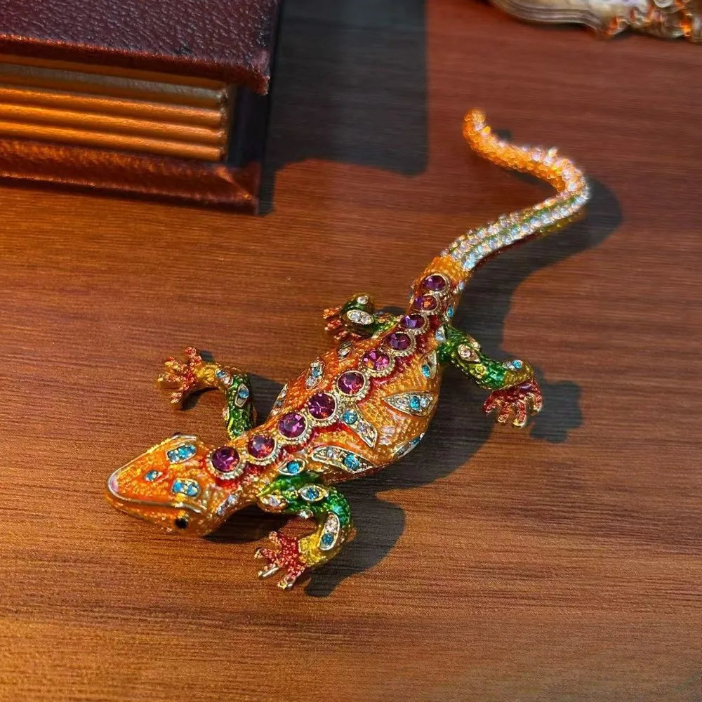 Baroque Luxury Beautiful Lizard Design Men's Women's Brooch Pins，Jewelry & Accessories，Wedding Holiday Party CoupleSurprise Gift