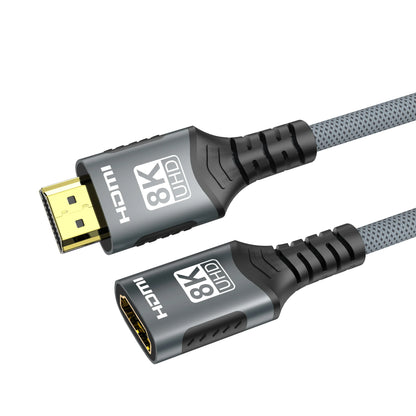 HDMI 2.1 Extension Cable 8K@60Hz HDMI 2.1 Male-Female Bi-Directional 48Gbps 4K@120Hz For HDTV RTX PS5 Xbox HDR Video PC Laptop