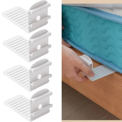 4PCS Adjustable Non-slip Bed Sheet Holder Plastic Bed Cover Fixing Clip Multi-Functional Household Anti-Shift Fasteners NEW