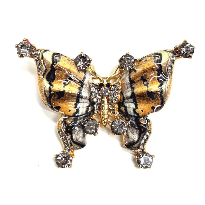 Different Styles Fashion Butterfly Brooch Animal Badge Pin Jewerly for Party Wedding