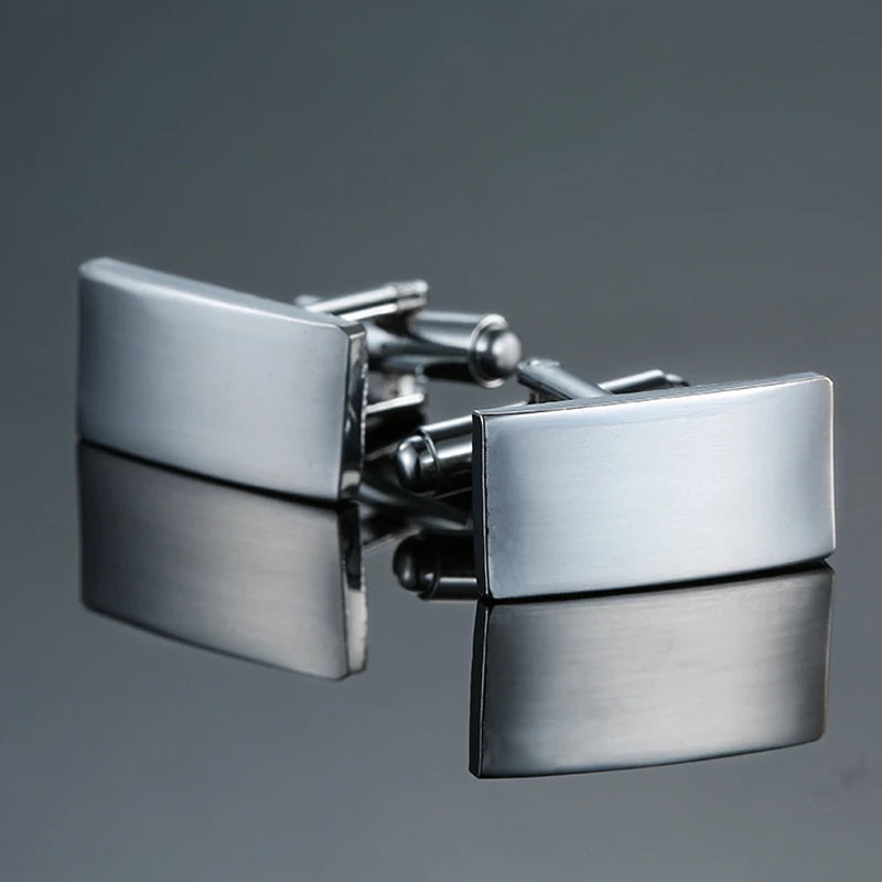 High quality men's French shirt cufflinks brand new fashion laser metal Chinese knot cufflinks manufacturer wholesale