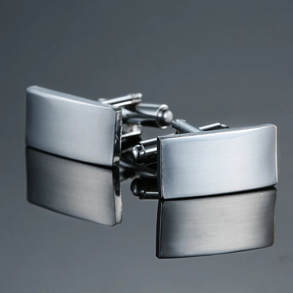 High quality men's French shirt cufflinks brand new fashion laser metal Chinese knot cufflinks manufacturer wholesale